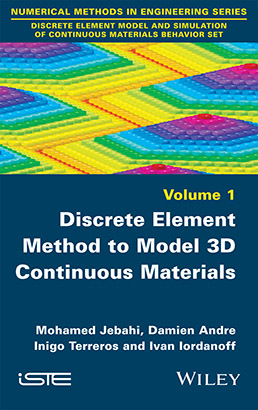Discrete Element Method to Model 3D Continuous Materials